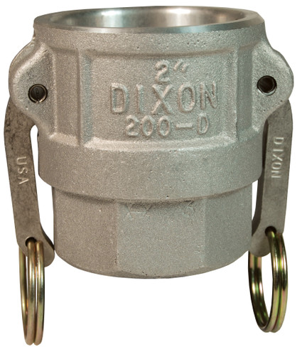 Dixon 200-D-AL 2" Alum Female Coupler x Female