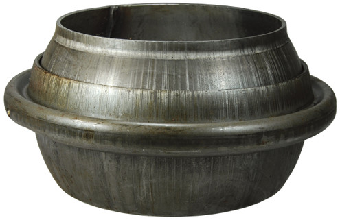 Dixon 21010 10" Unplated Steel Type-A Male w/ Ring for Welding Agri-Lock Fittings