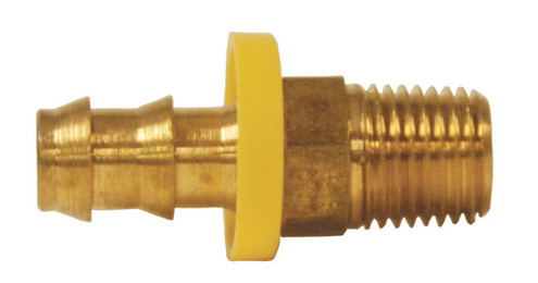 Dixon 2720404CLF 1/4" MNPT x 1/4" Lok-On Hose Barb Lead Free Brass <= 0.25% Pb