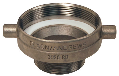 Dixon 3030RDSSAP 3" x 3" Stainless Steel Adapter