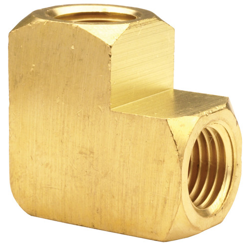 Dixon 3020606C 3/8" NPTF 90 Deg Fem Pipe Elbow Brass, Extruded