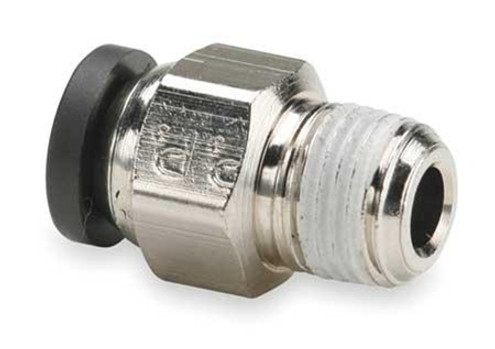 Parker W68PW-5-4 Male Connector, PrestoWeld(TM), 5/16 In