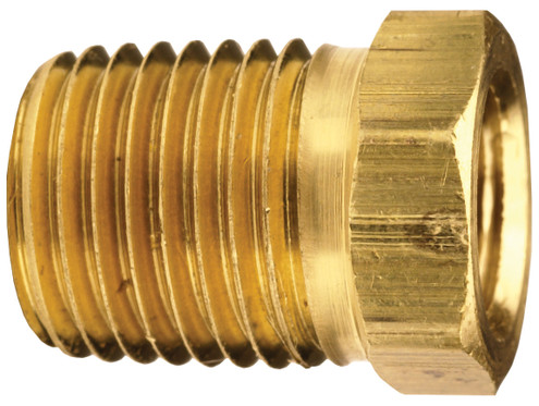 Dixon 3731208C Brass Reducer Hex Bushing 3/4" Male NPTF x 1/2" Fem NPTF