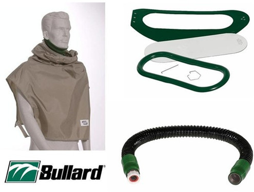 Bullard 88VX Kit Includes: (1) Bullard 46VX Cape (1) Bullard Breathing Tube 88VXBT (1) Bullard 88VXA