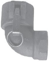 DIXON 400D-90SS Cam and Groove Elbows Type D female coupler x female NPT