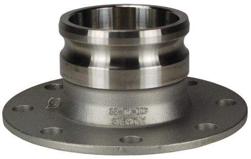 Dixon 400-AL-SS 4" Stainless Adapter x 150# ASA