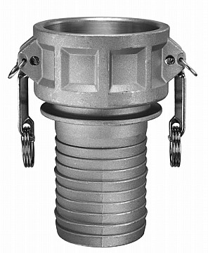 Kuriyama AL-C200 Aluminum Part C Female Coupler x Hose Shank, 2"