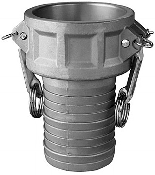 Kuriyama ALSH-C200 Aluminum Part C Female Coupler x Hose Shank- ALSH, 2"