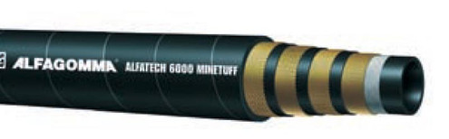Alfagomma AT897MT-24 Alfa Tech 6000 Minetuff Hydraulic Hose, 1.500", 38.10 mm