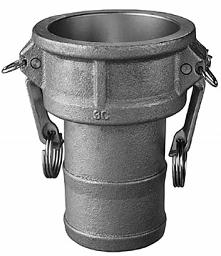 Kuriyama BR-C125 Brass Part C Female Coupler x Hose Shank, 1-1/4"