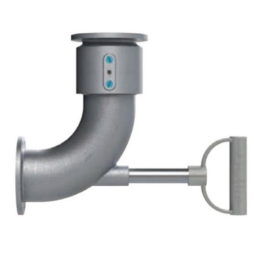 Dixon 43HTFTFLAL11000 4" Style 30 Long Rad Elbow TTMA Flg Ends, Alum, FKM Seals & Handle