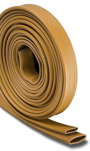 GFY100X050 Gatorflow Yellow Nitrile/PVC Oil & Weather Resistant Rubber Discharge Hose, 1" ID