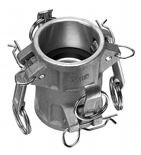 Kuriyama DD-AL400 Aluminum DD Coupler x Coupler, 4 x 4"