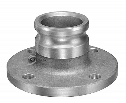 Kuriyama FL-AL-A600 Aluminum Adapter x 150# ASA Flange Drilling, 6"