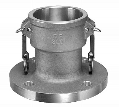 Kuriyama FL-AL-D400 Aluminum Coupler x 150# ASA Flange Drilling, 4"