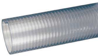 Kuriyama FT125X100 Heavy Duty Food Grade PVC Suction Hose, 1.250" x 100'