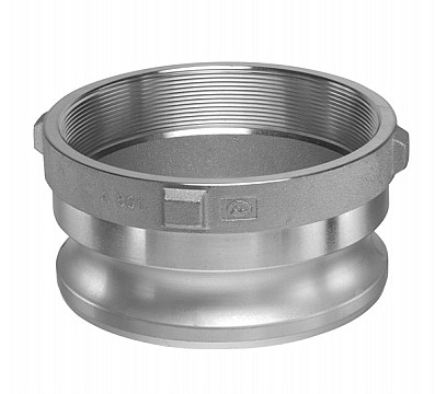 Kuriyama HDAL-A801 Aluminum Part A Male Adapter x Female NPT, 8"