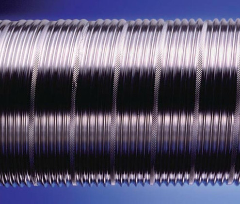 Kuriyama HTS3007-800X25 316L SS Convoluted Hot Air Ducting Hoses