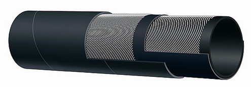 Kuriyama LT753AA050X50 150 PSI 2-Ply Sandblast Hose, Black Cover, 1/2" ID