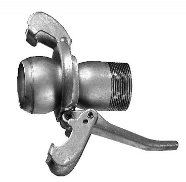 Kuriyama IL-H600 Male End with Locking Lever and Male NPT Thread, 6"