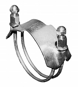 Kuriyama SDBC-10 TigerClamp Zinc Plated Carbon Steel Spiral Double Bolt, 10"