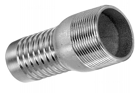 Kuriyama SSN050 Stainless Steel Combination Hose Nipple, 1/2"