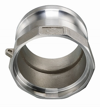 Kuriyama SW-SSA500 Stainless Steel 316 Part A Male Adapter, 5"