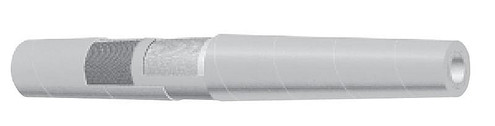 Kuriyama T351LL100X50 Paper Mill/Creamery Wash Down Hose, White Cover, with tapered nozzle, 1" ID