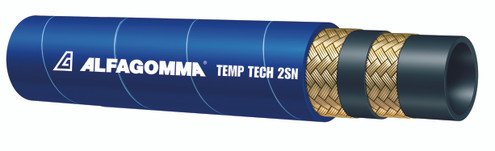 T828AE-08 Temp Tech 2SN Hydraulic Hose, Double wire braid high temperature, 0.500", 12.70 mm