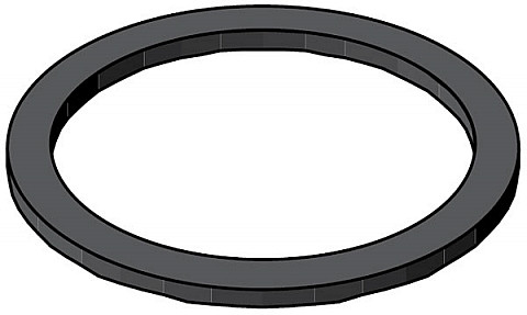 Kuriyama TCG-400 Buna Gasket for API Coupling, 4"