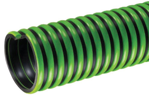 Kuriyama TG125X100 Tiger Green EPDM Suction Hose, 1.250"