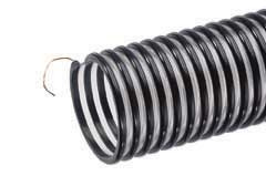 Kuriyama UV3-400X50 Heavy Duty Polyurethane Material Handling Hose With Grounding Wire, 4.000" x 50'