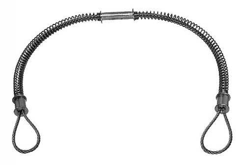 Kuriyama WS-2 Whipcheck, Safety Cable, STYLE WS for hose-to-tool service, 1/8"