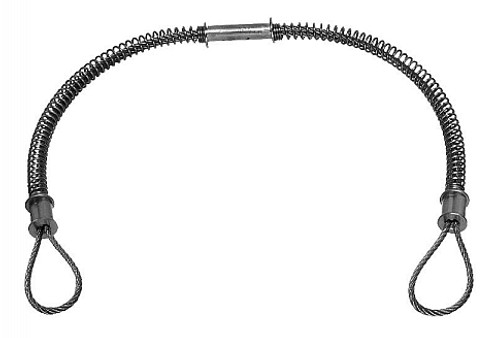 Kuriyama WS-2 Whipcheck, Safety Cable, STYLE WS for hose-to-tool service, 1/8"