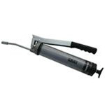 Oil Safe 330304 Lever Grease Gun - 6" Steel Ext. - Heavy Duty - Gray