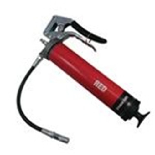 Oil Safe 330708 Pistol Grip Grease Gun - 12" Flexible Ext. - Red