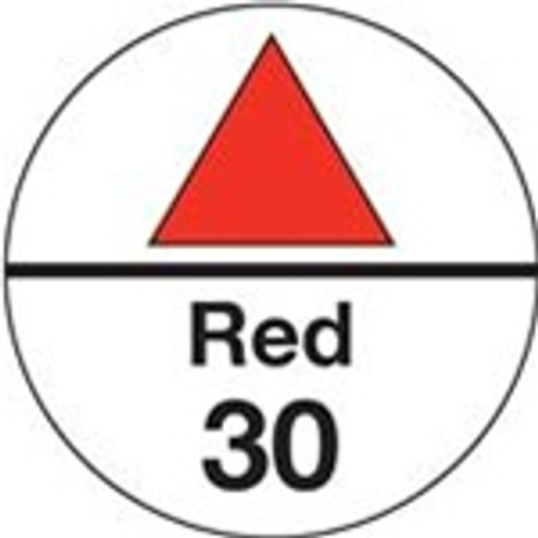 Oil Safe 900471 GFP Label Kit - # 1-30 - 6 Color/Shape Combination