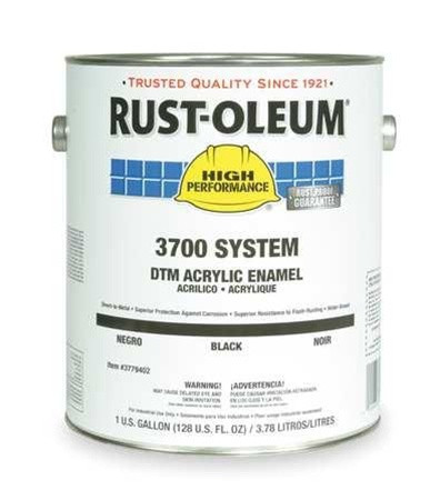Rust-Oleum 206166 Flat Black Enamel Tint Base, Size:1 Gal.