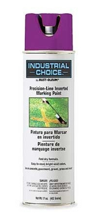 Rust-Oleum 1869838 Fluorescent Purple Marking Paint Aerosol,Size:20 oz.