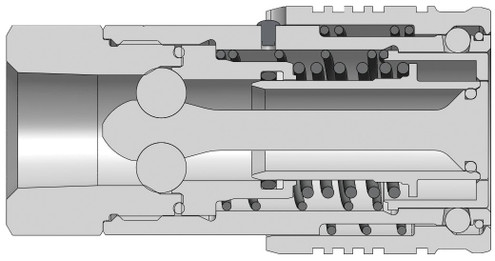 Dixon 4HTF6 1/2 Iso-ff Cplr, 3/4 Nptf Female