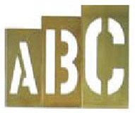 CH Hanson 10167 12'' Gothic Style Letters Set 33 pc