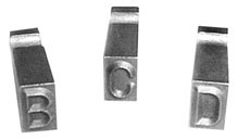 CH Hanson 27630 1/16'' Steel Type Letter Sets