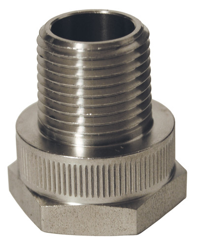Dixon 5031208SS 3/4" Fem GHT x 1/2" Male NPT 303SS Non-Swivel