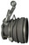 Dixon 5300BCL 4" API Coupler w/Locking Handle Bonded FKM-B Nose Seal, Crude Oil