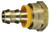 Dixon 5741212C 3/4" Lok-On Fem Garden Hose Fitting Brass