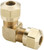 Dixon 65NAB4 1/4" Brass Air Brake Union Elbow