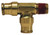 DIXON 718x8 Push-In Male Run Tees,Brass