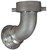 Dixon ATCF40-90 4" 90 Deg Tank Car Elbow w/4" TTMA Flange x 5" Tank Car Nut