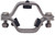 Dixon B24RG-G500 5" Hex Tube Hanger w/Nitrile Grommets 304SS