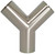 Dixon B28W-R250P 2.5" 316L Polished Weld True Wye